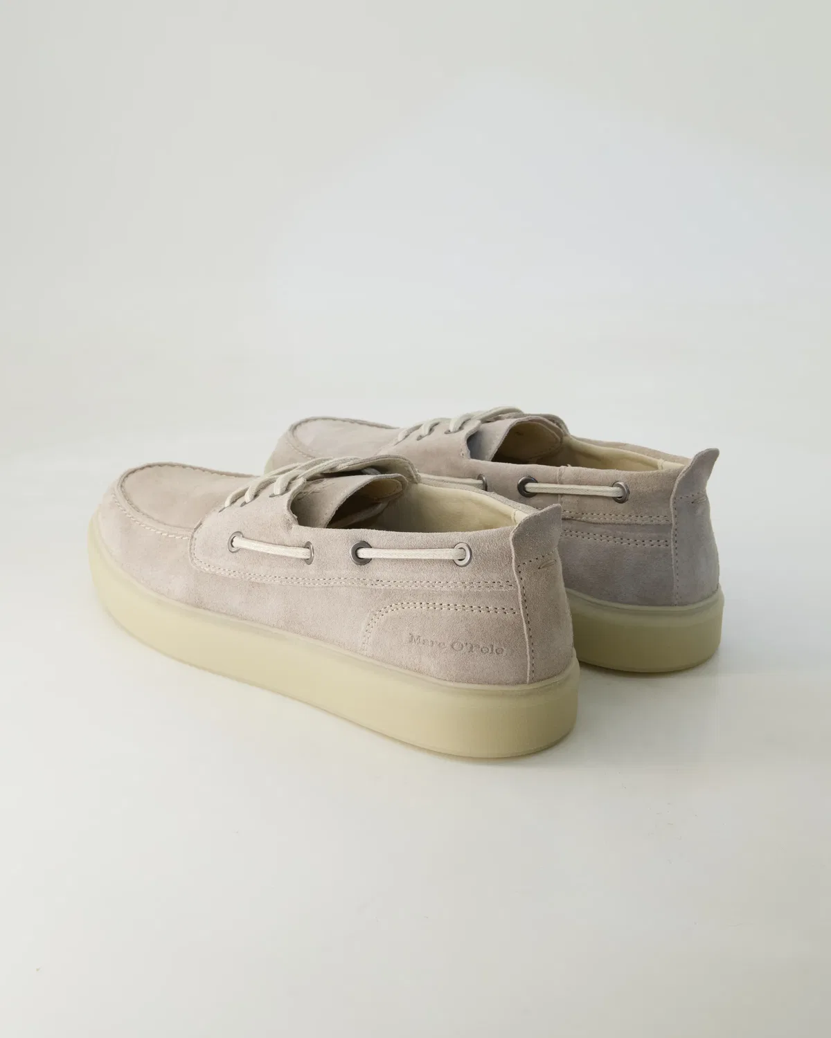 Спортивные туфли, кожаные Marc O'Polo Shoes, бежевый — фото 3