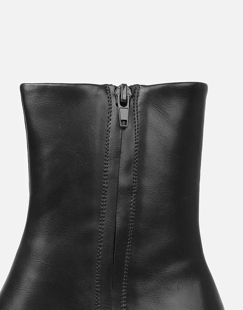 Ботильоны на низком каблуке SIMMI Shoes Lambert черного цвета — фото 2
