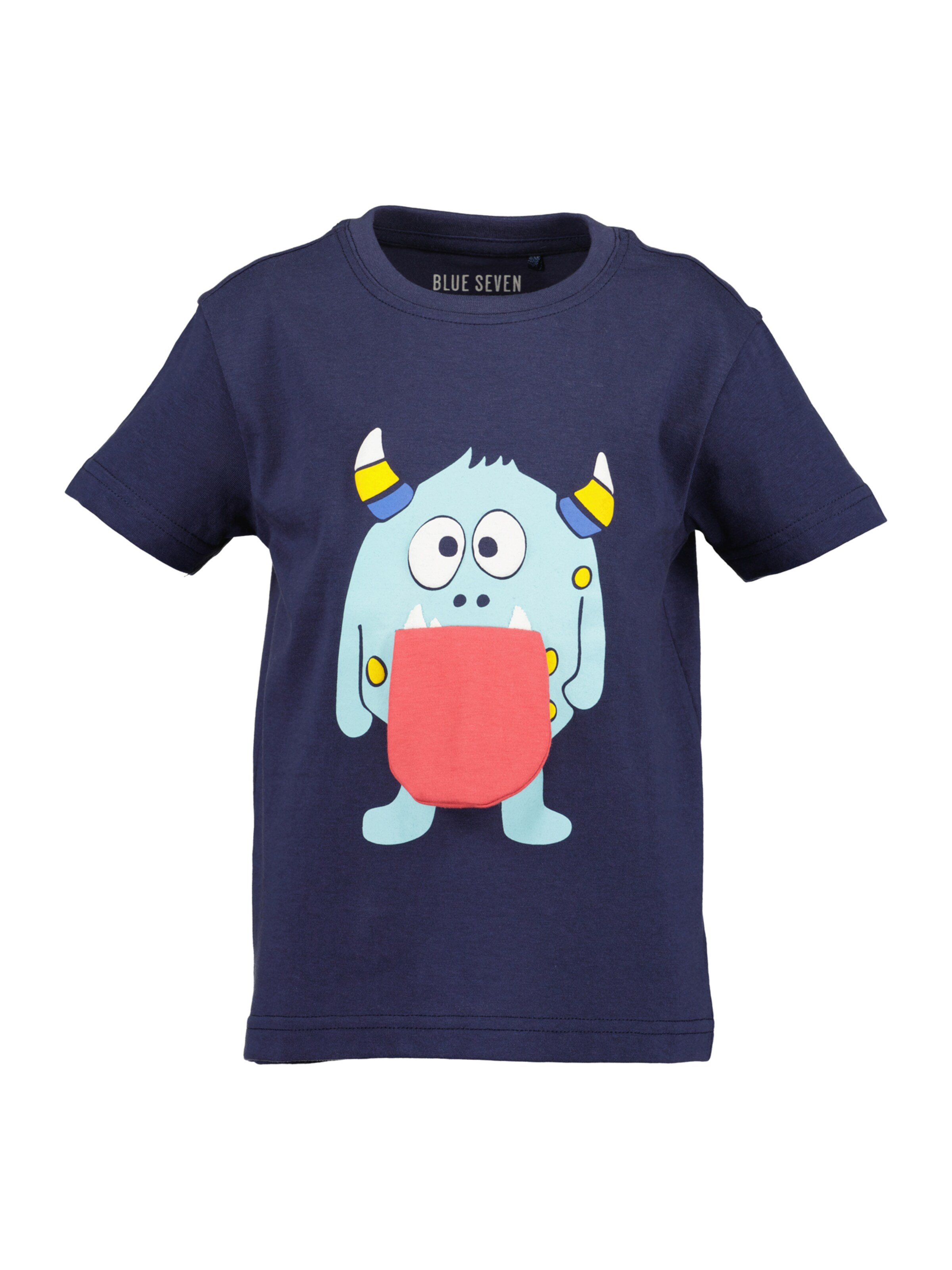 BLUE SEVEN Футболка в цвете Marine Blue, Pastel Blue — фото 2