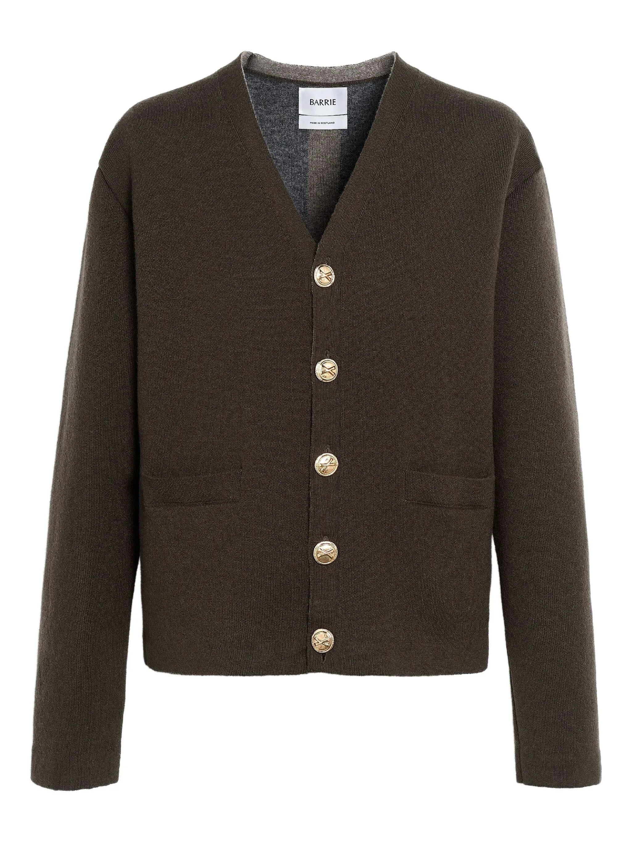 

Кардиган с V-образным вырезом Barrie, коричневый