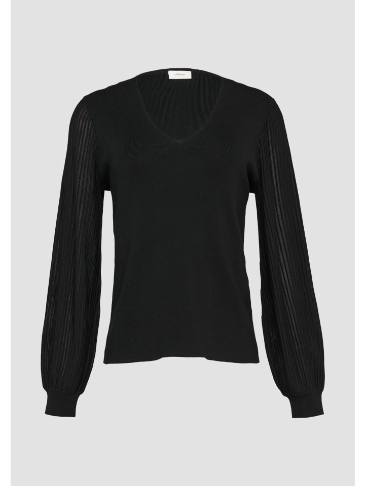 

Вязаный свитер в цвете 9999_черный s.Oliver