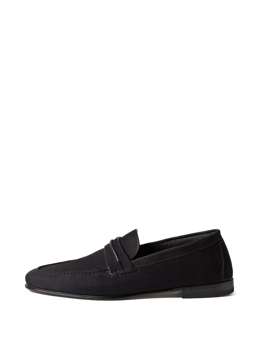 Кожаные лоферы Zegna, синий
