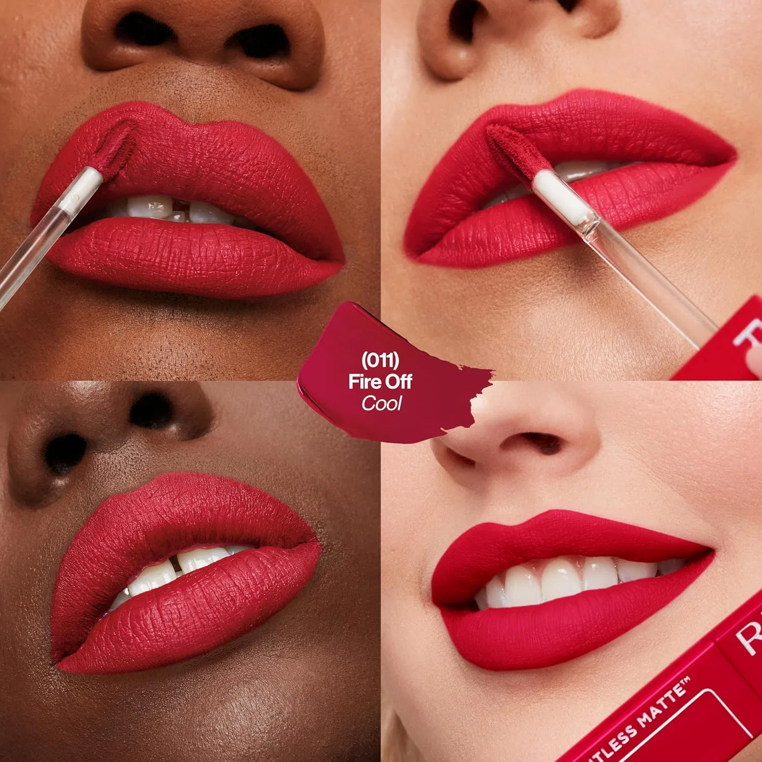 Жидкая матовая губная помада «ColorStay Limitless Matte Liquid Lipstick 011 Fire Off» от Revlon Revlon, 011 Fire Off — фото 2