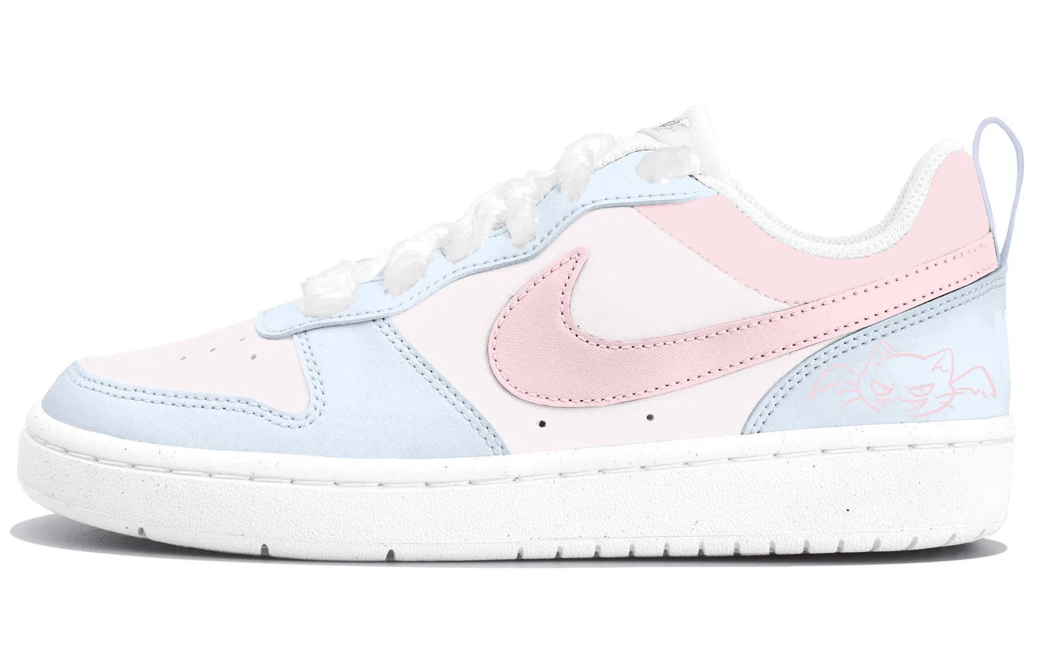 Кроссовки для скейтбординга Nike Court Borough Leather Low Top синие