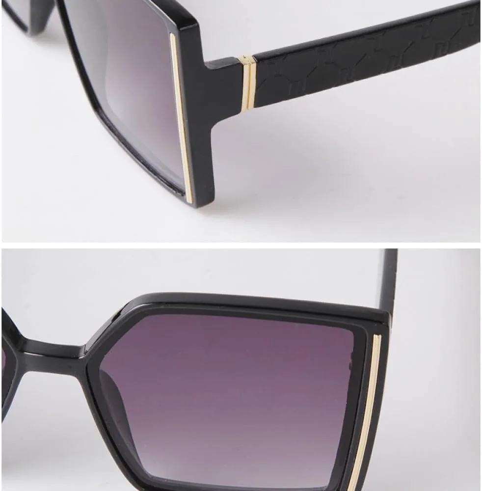 

MUTYNE Ретро-модные зеленые квадратные солнцезащитные очки для женщин, роскошные, модные, с леопардовым принтом, большие солнцезащитные очки для женщин, C6