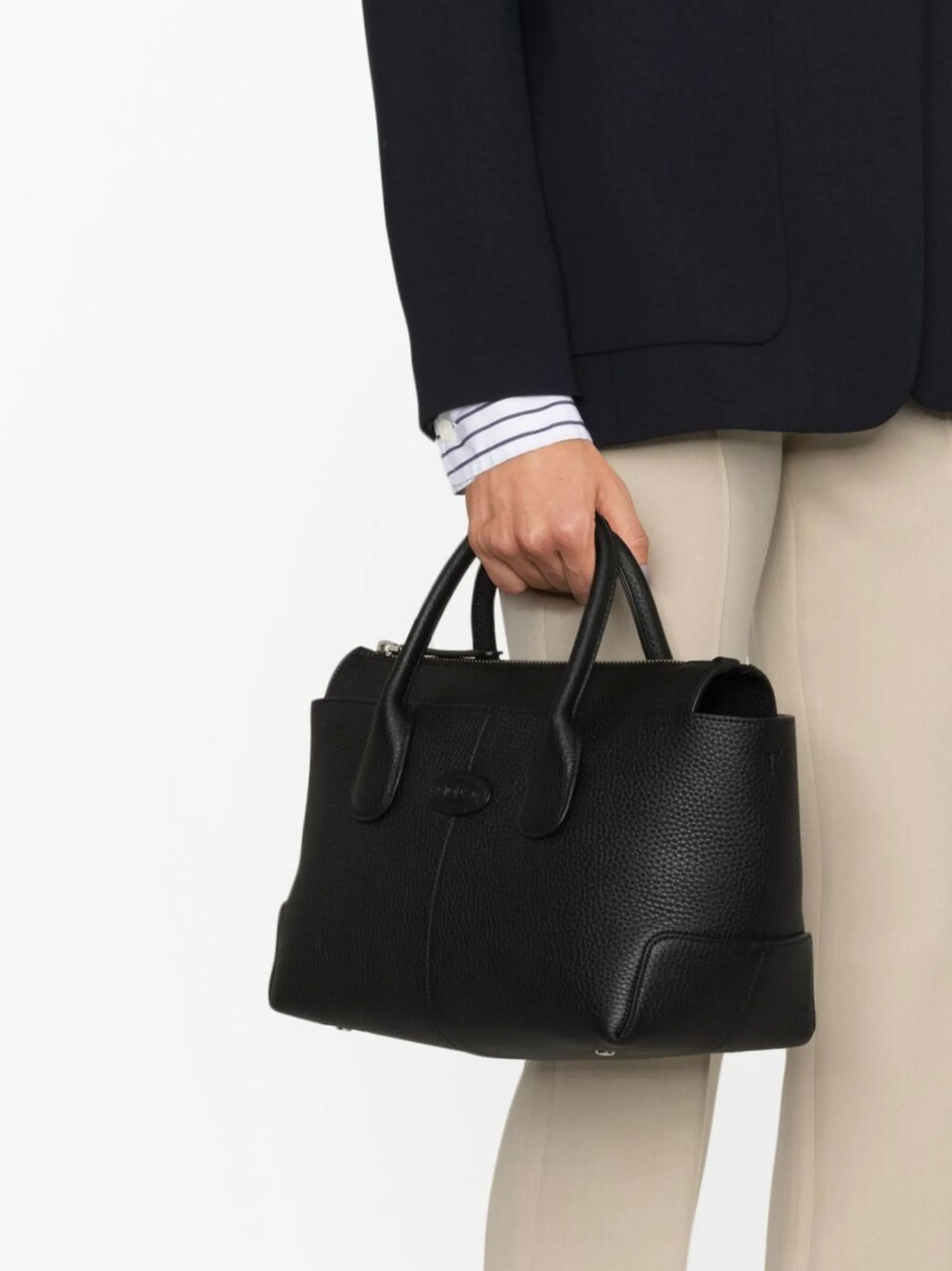 Сумка-тоут Di среднего размера Tod'S, черный — фото 3