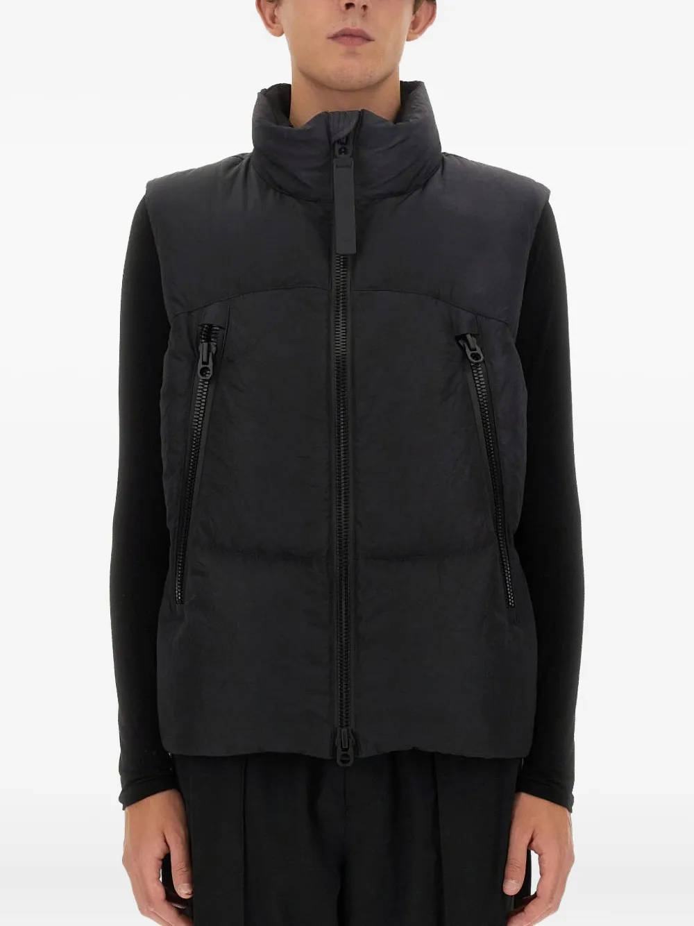 

Стеганый жилет на молнии Jg1, черный