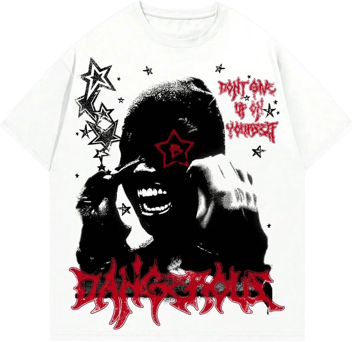 

Футболка SHENHE с принтом Y2K Star Letter