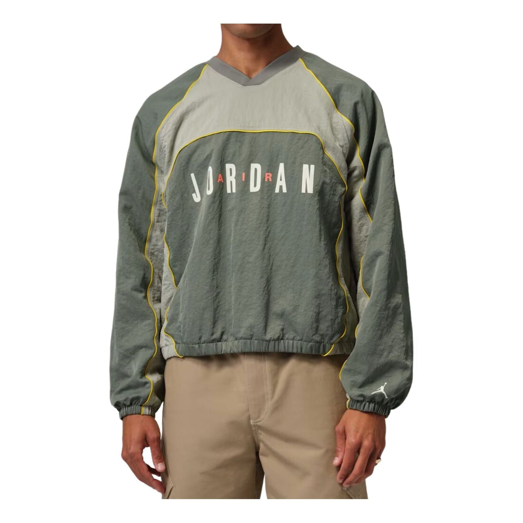 

Футболка с длинными рукавами Air Jordan Flight Long-Sleeve Warm-Up Top 'Vintage Lichen Spruce Fog'