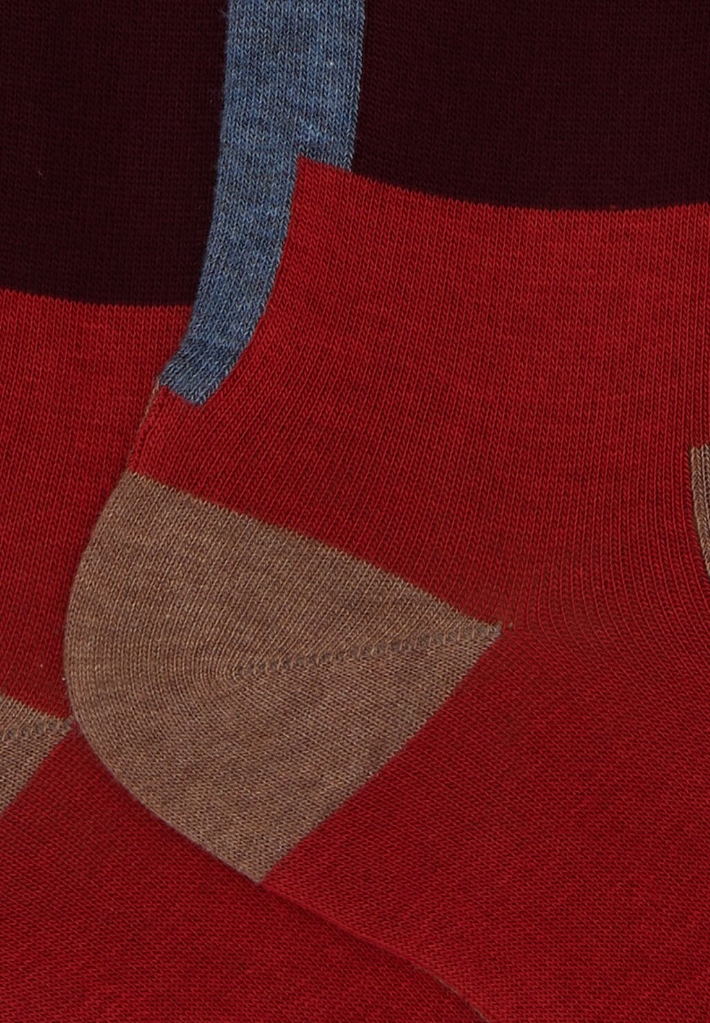 

Носки выше колена WITH OVERLAPPING CHECK MOTIF Gallo, коричневый