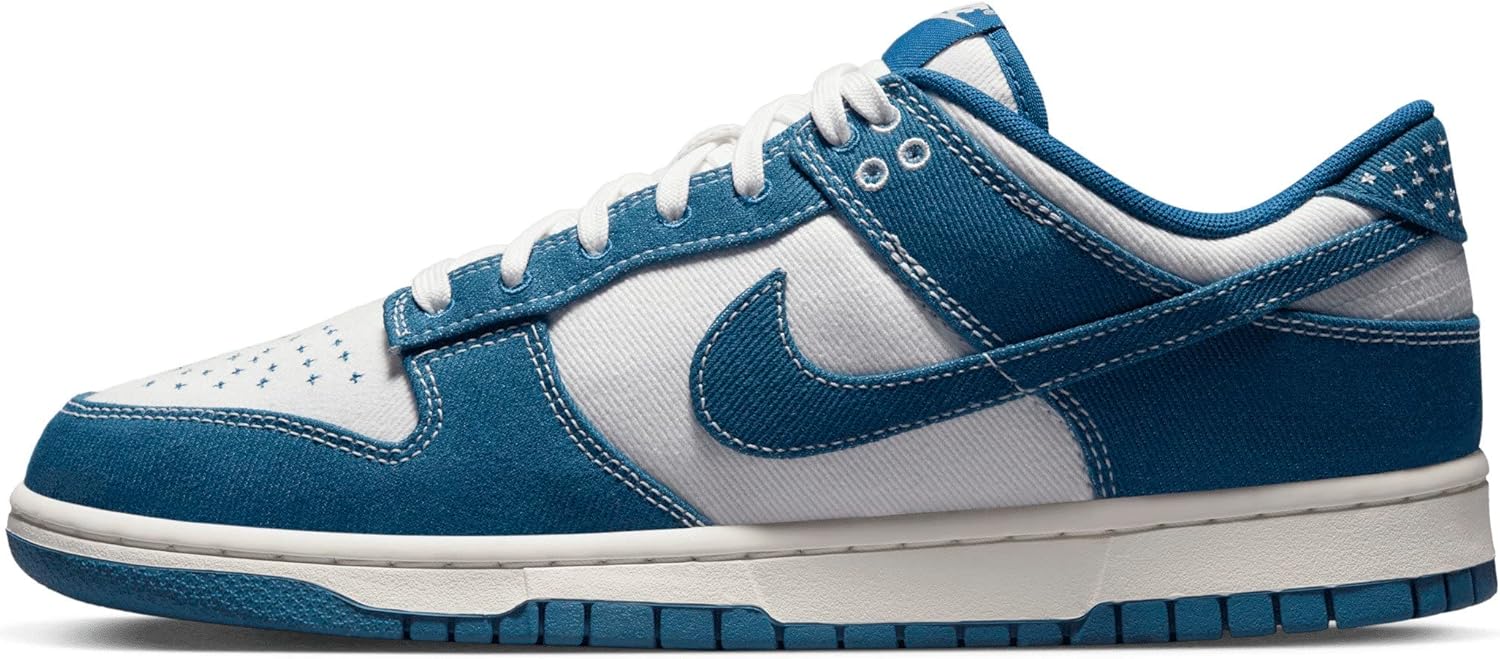 

Мужские кроссовки Nike Dunk Low, Summit White Industrial Blue