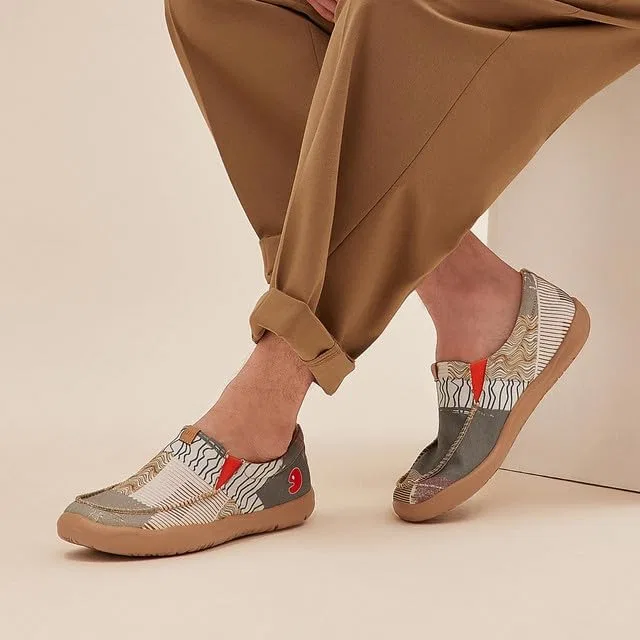 Лоферы мужские UIN Loafers Painted Travel Shoes, The Secret Rainforest 2 — фото 3