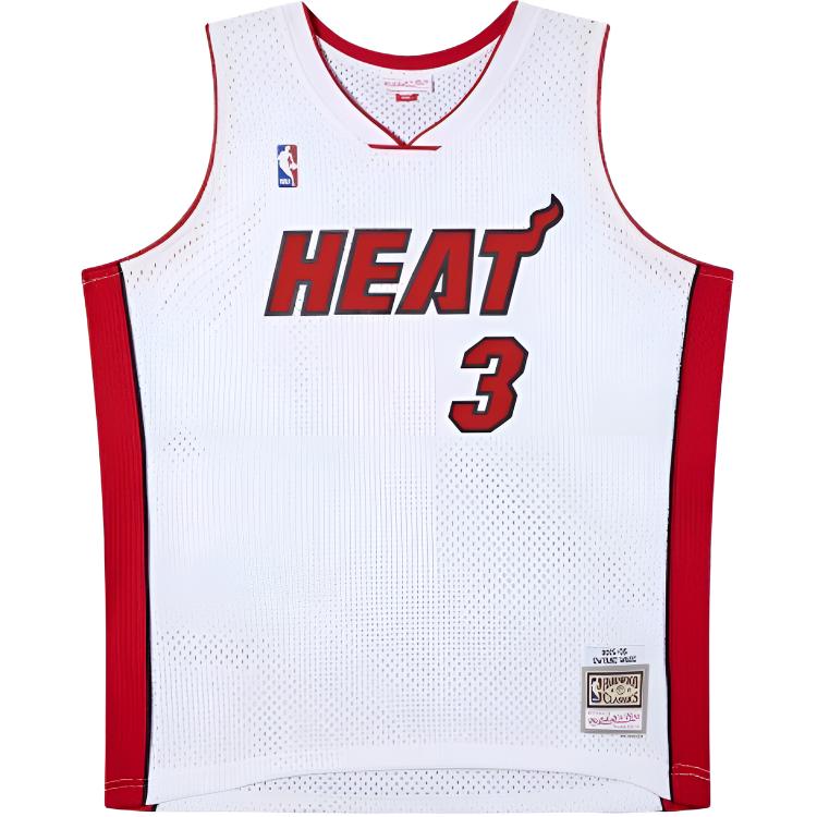 

Майка баскетбольная Mitchell & Ness унисекс Mitchell Ness, бело-красная
