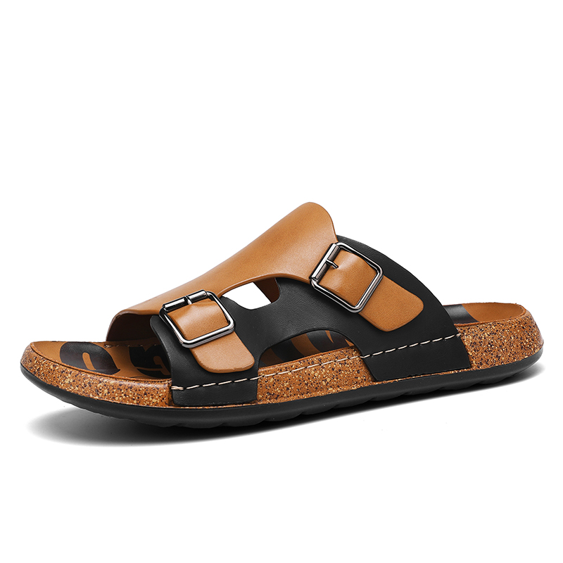 

Тапочки-слайды мужские, устойчивые к истиранию LONGYING, Black