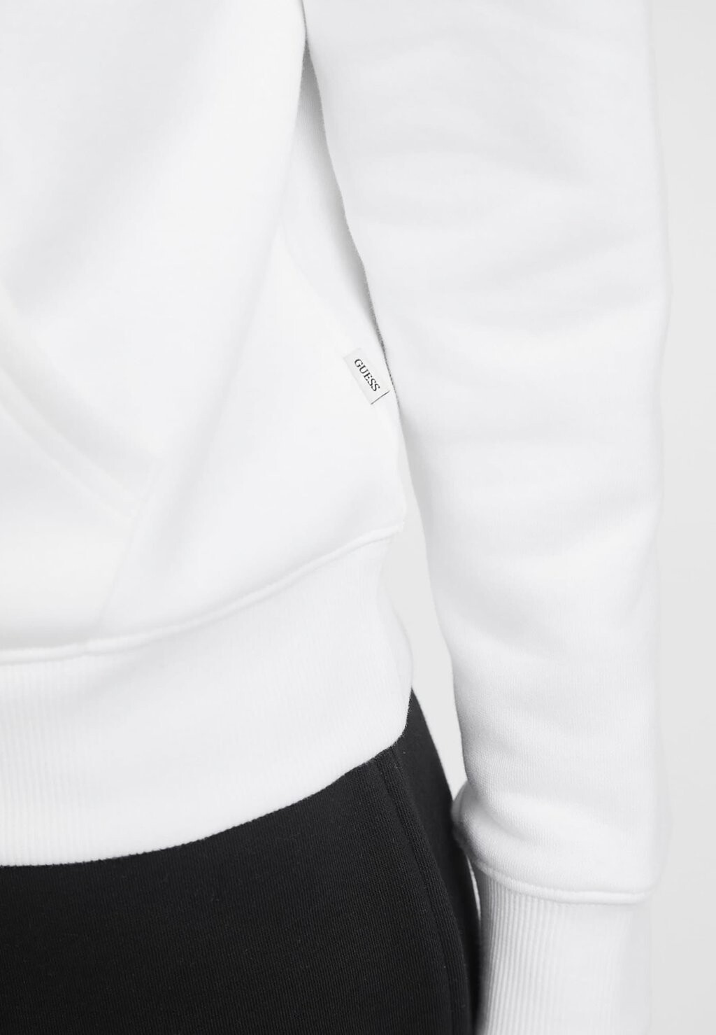 

Толстовка на молнии CHENILLE-LOGO-PATCH Guess Jeans, белый