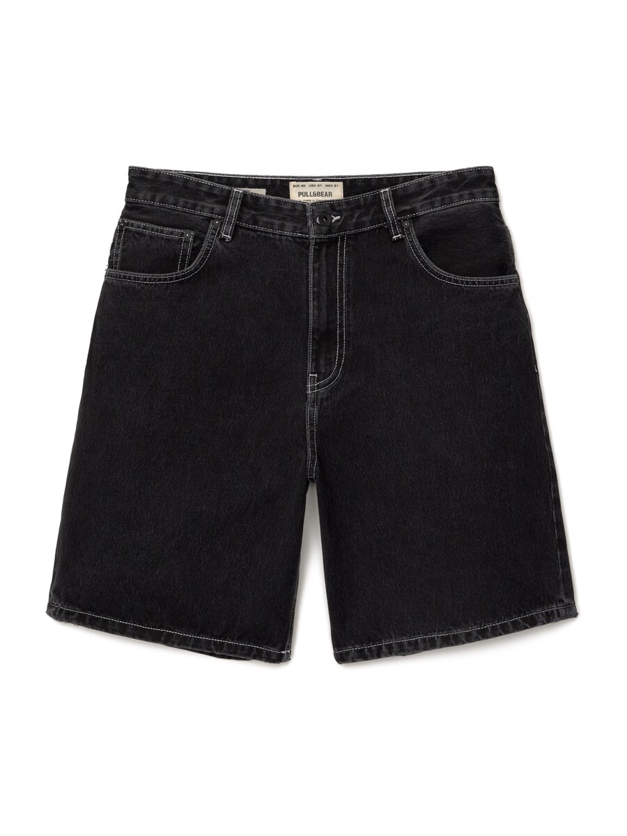 

Джинсы свободного кроя Pull&Bear, черный