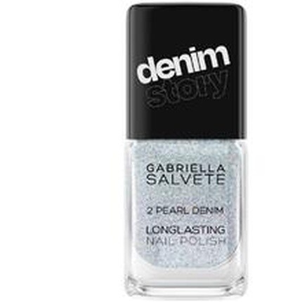 

Стойкий лак для ногтей Denim Story - 11 мл, цвет: 02 Pearl Denim Gabriella Salvete