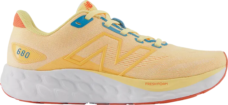 Кроссовки Wmns Fresh Foam 680v8 'White Peach Coastal Blue', желтый