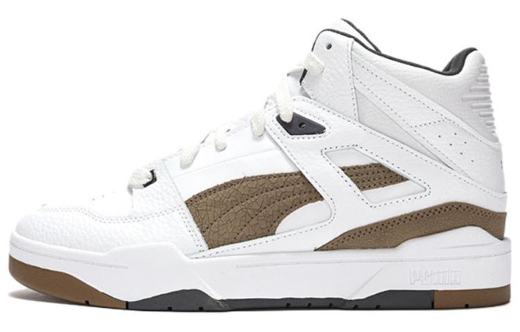 

Slipstream High Cracked Leather 'White Chocolate Chip' PUMA, белый коричневый