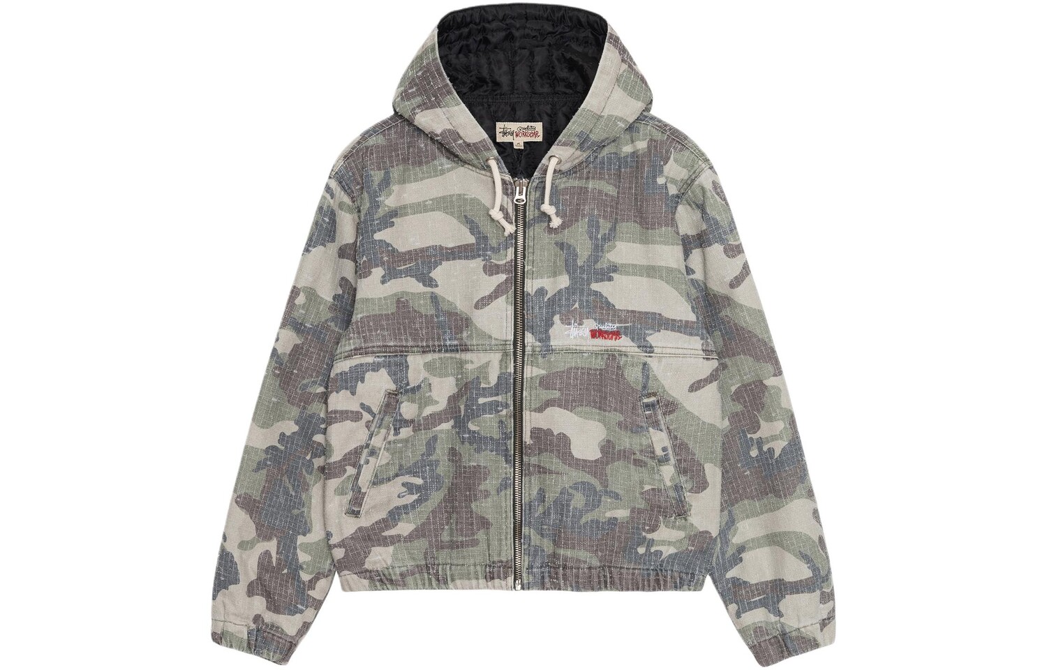 

SS24 Куртка унисекс Stussy, черный