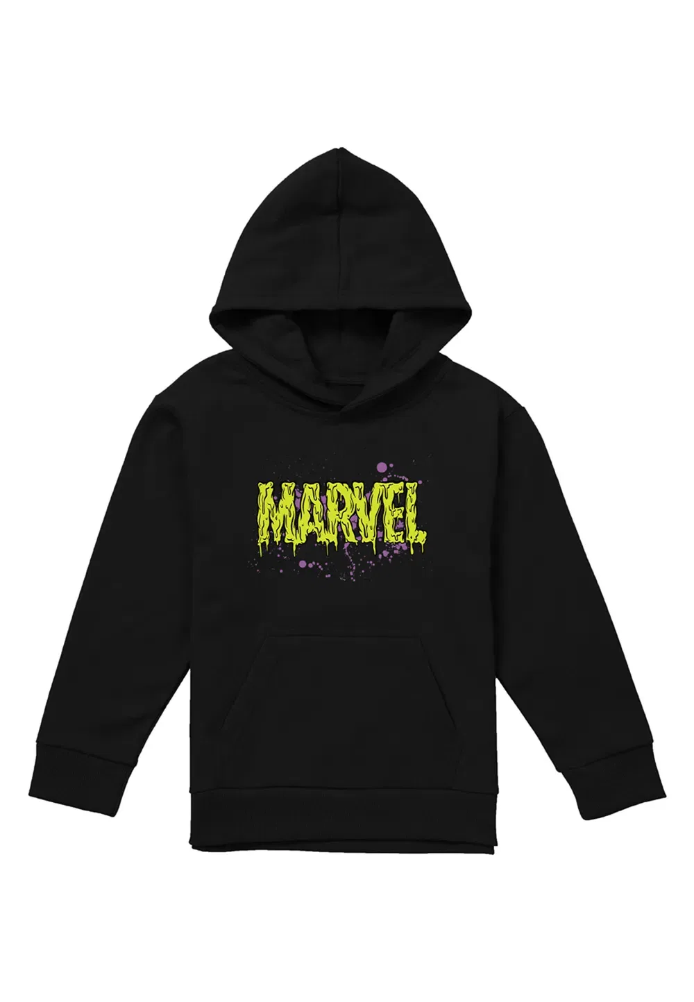 Детская худи Marvel Slime Logo, черная, черный — фото 4