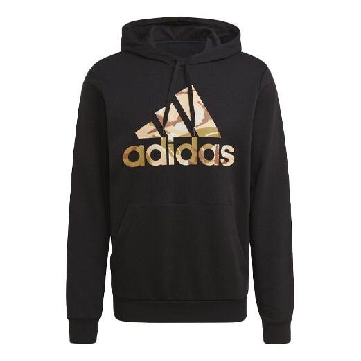 

Толстовка adidas M Camo Hd Logo Printing Sports hooded Long Sleeves Black, черный