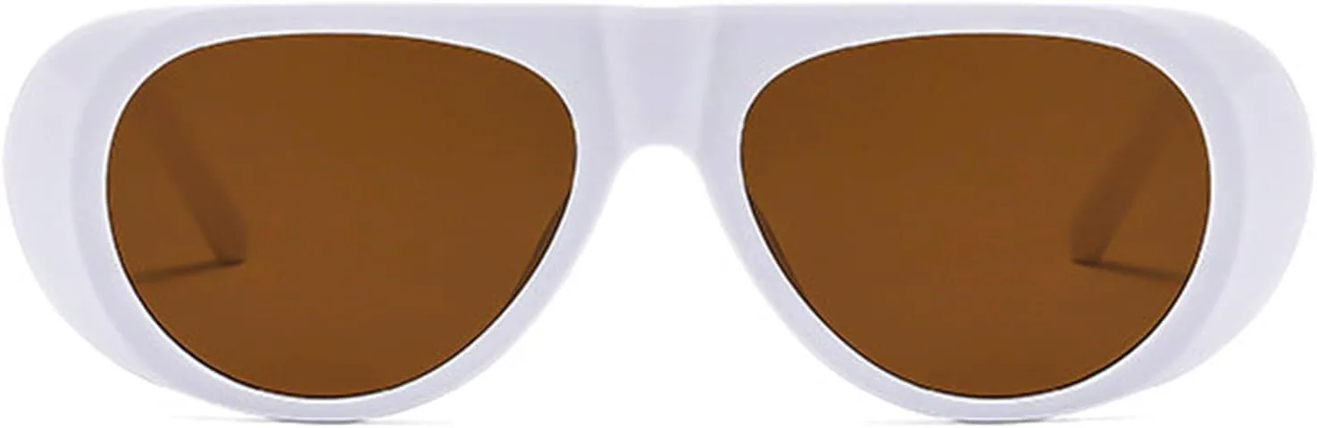 

Willochra Модные ретро-солнцезащитные очки-пилот большого размера для женщин и мужчин, роскошные, с градиентным переходом цвета, трендовые оттенки UV400, C4