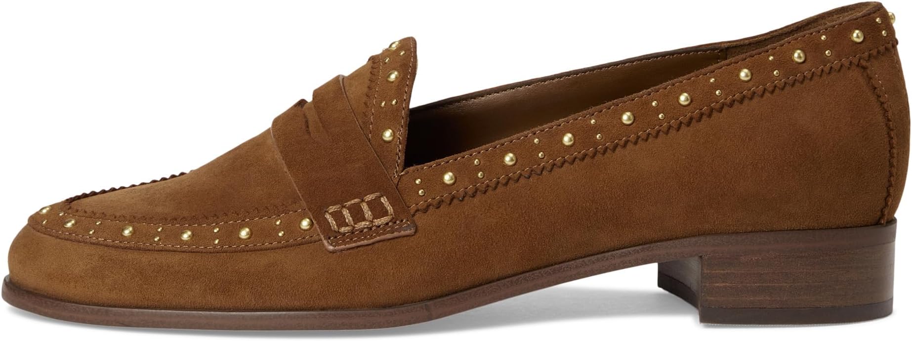Лоферы Vince Camuto Camdyn Studded Flat Loafer, цвет Burnt Sugar — фото 4