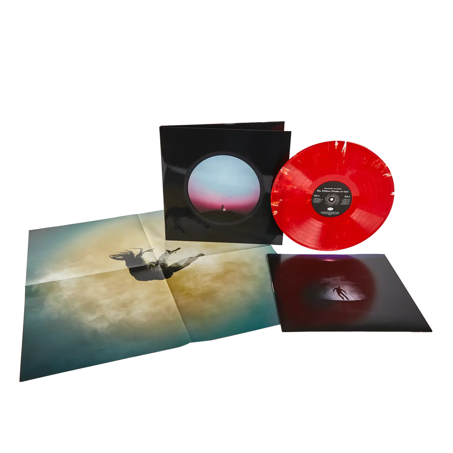 

Виниловая пластинка The million masks of god - limited edition red w/ white flecks colored vinyl Manchester Orchestra