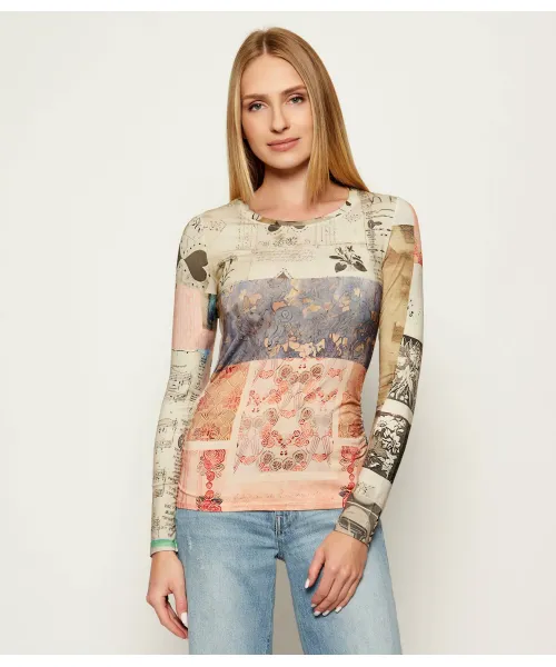 

Блузка Лимбани Slim fit Desigual, мультиколор