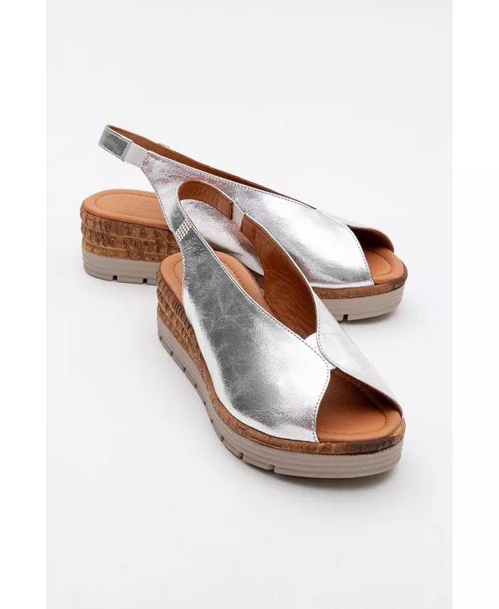 Босоножки Blom на платформе из кожи (женские) Forever & Always Shoes, белый