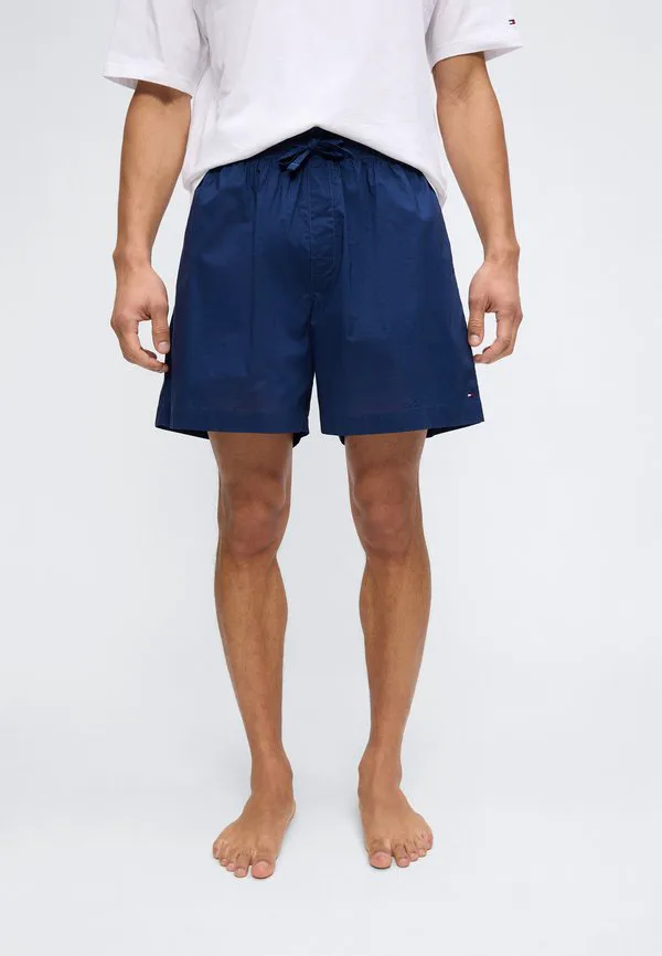 Оригинальные свободные короткие пижамные штаны Tommy Hilfiger, Preppy Navy — фото 3