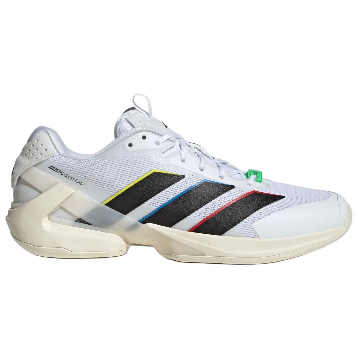 Кроссовки теннисные Adizero Ubersonic 5 Low Adidas бело-черные — фото 3
