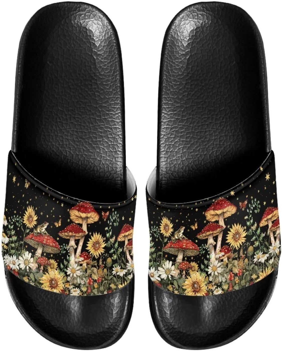 

Женские шлепанцы JUDENTIDOS с плоской подошвой, удобные сандалии на лето, Cute Msuhroom Floral