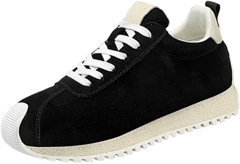 

Мужские спортивные кэжуал кроссовки - удобный дизайн на шнуровке для повседневной носки Fusecottc, черный