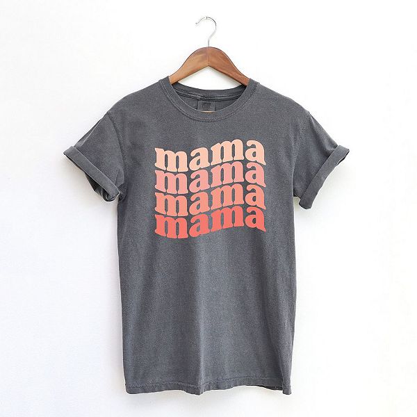 

Футболка Retro Mama Wave garment dyed Simply Sage Market, Pepper
