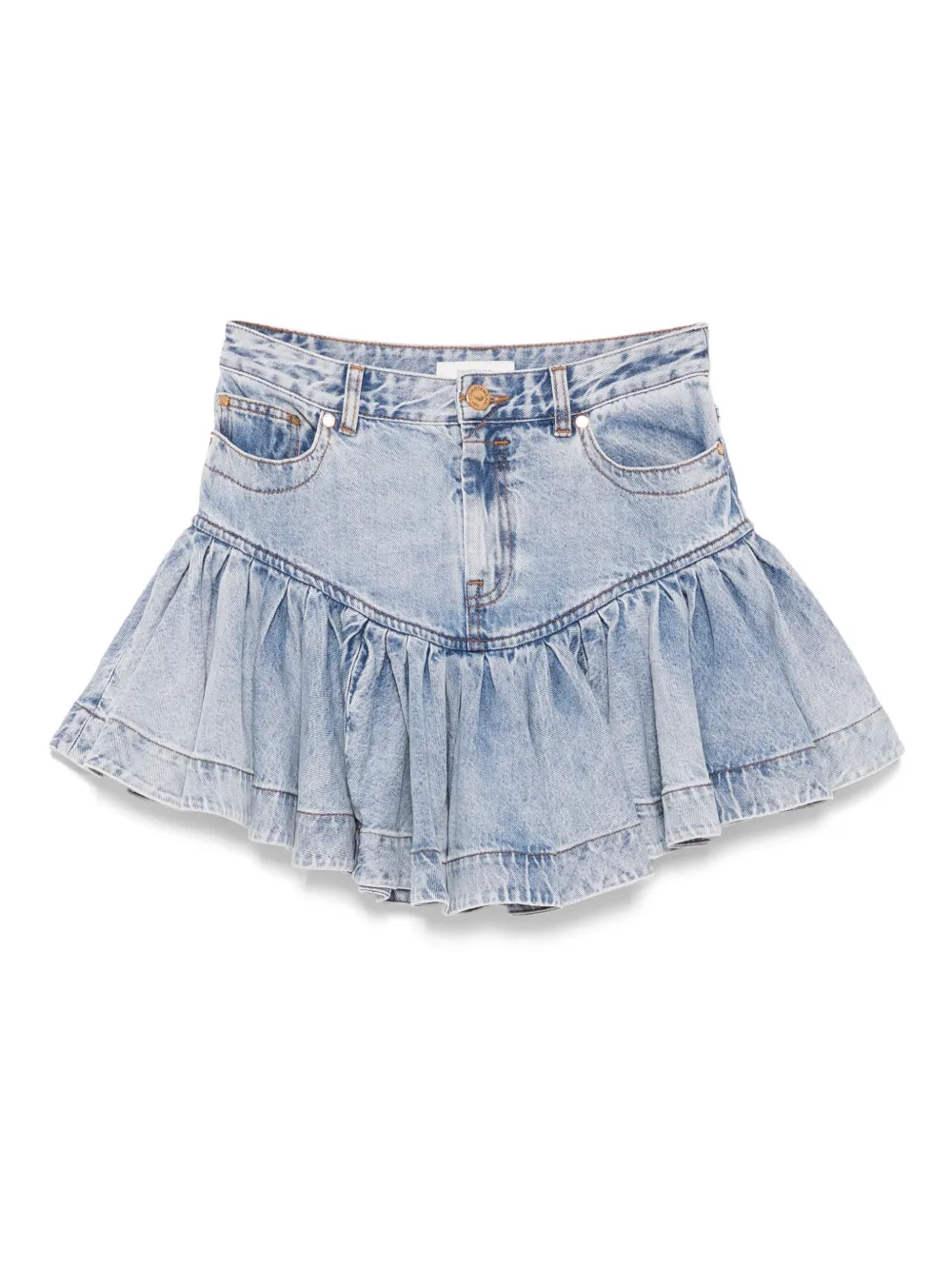 

Юбка мини Frill ZIMMERMANN, синий