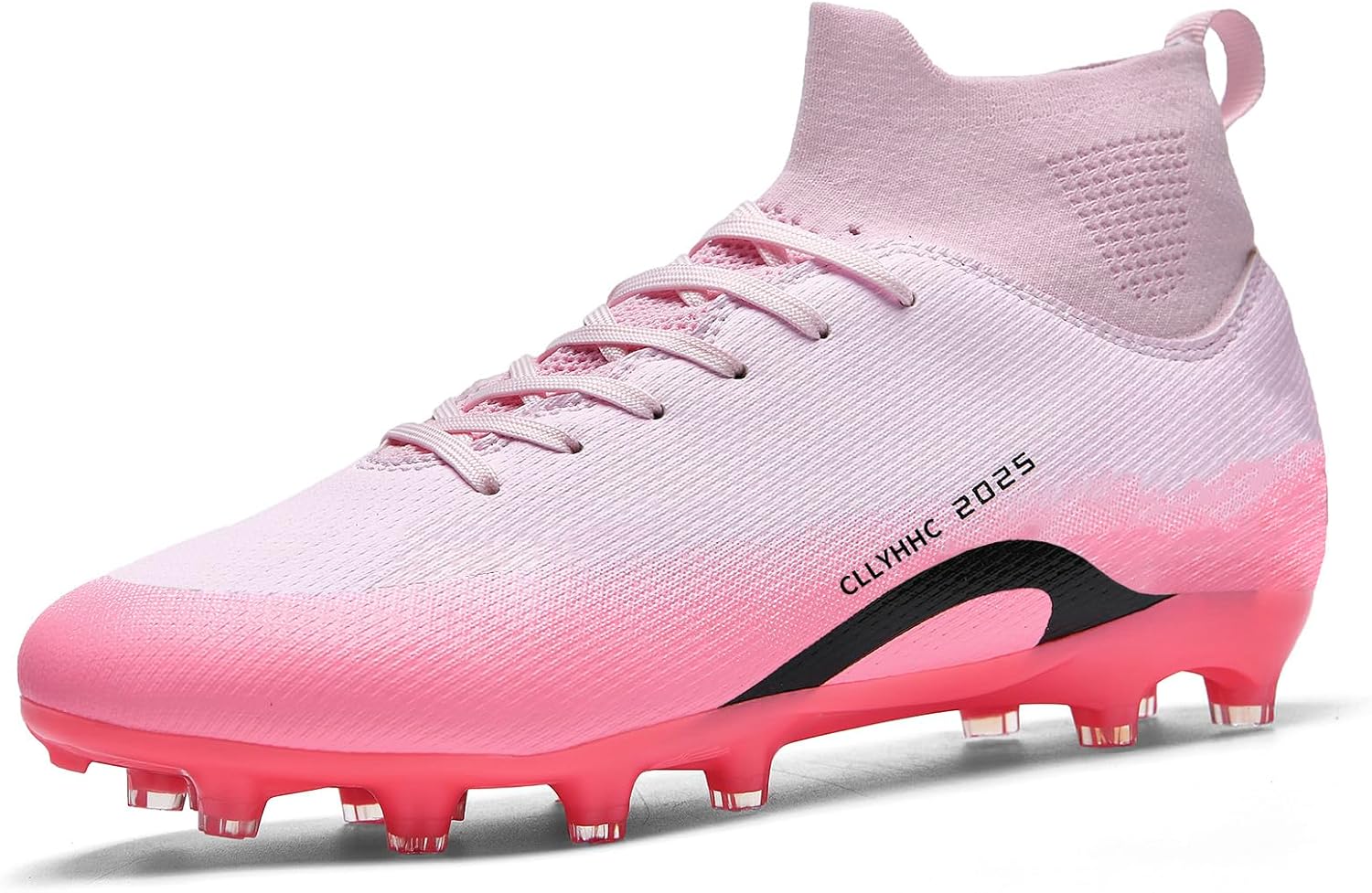 

Футбольные бутсы CLLYHHC для мужчин и женщин, для игры в помещении и на открытом воздухе, розовый