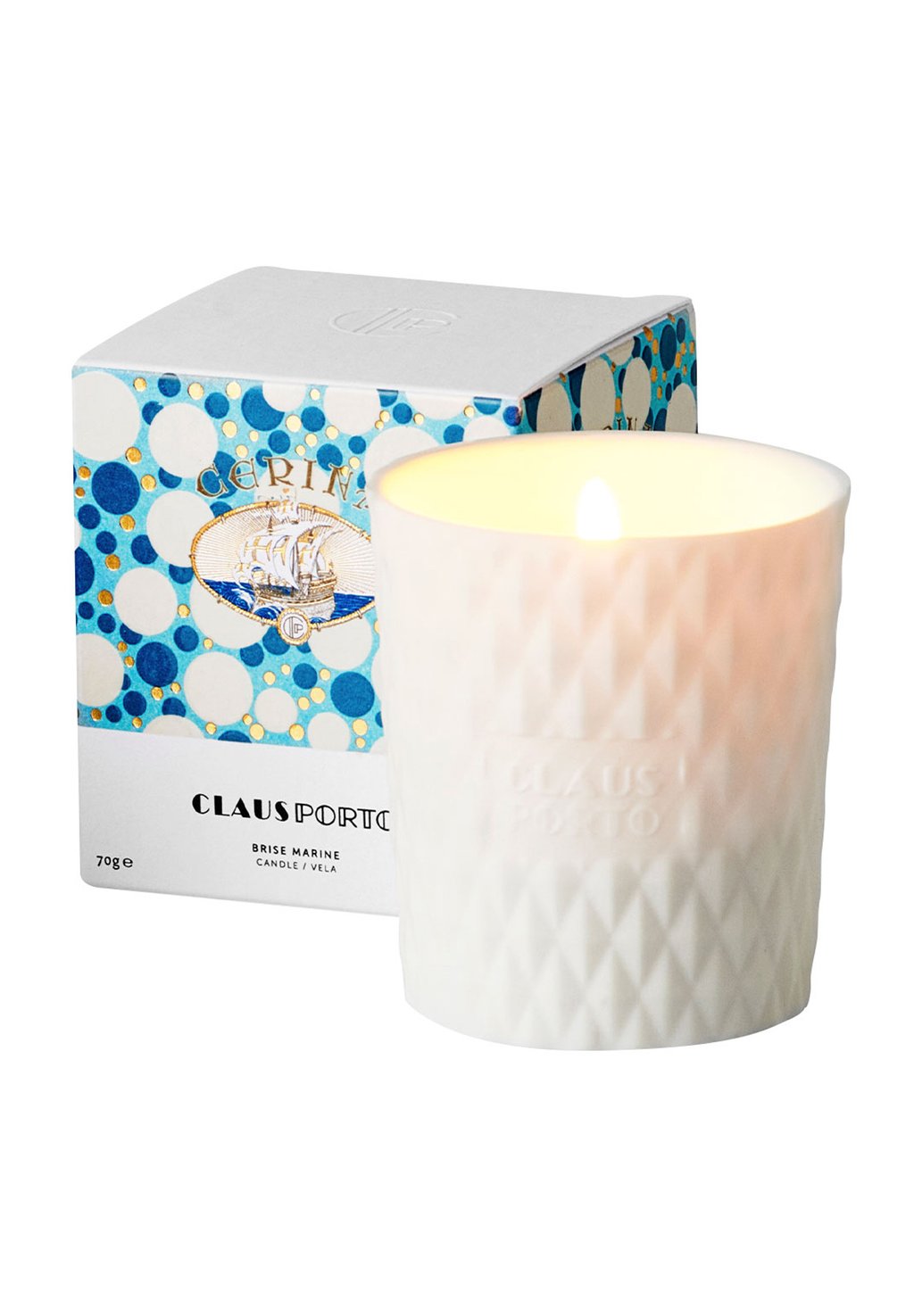 

Ароматическая свеча CLAUS PORTO KERZE CERINA BRISE MARINE CANDLE, цвет transparent