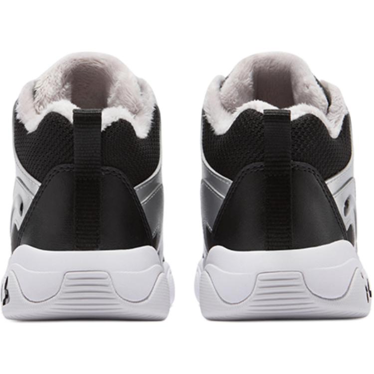 FILA KIDS Jagger 2 нескользящие мид-топ детские повседневные кроссовки black silver kids' — фото 4