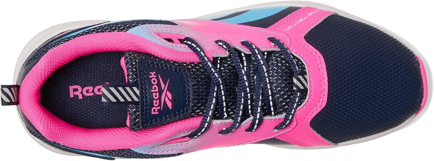 Кроссовки Reebok для детей и взрослых, прочные, модель Xt, синий/розовый — фото 3