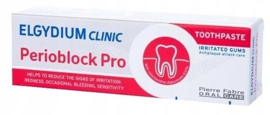 

Зубная паста, 50 мл Elgydium, Clinic, Perioblock Pro, Pierre Fabre
