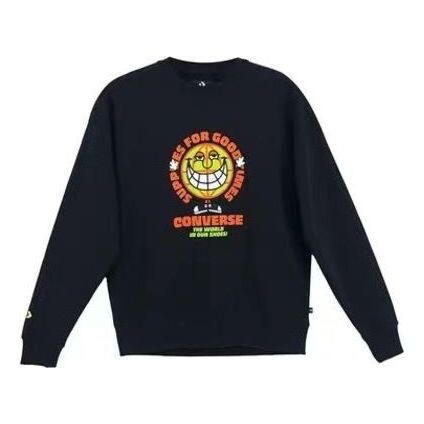 

Свитер good times graphic pullover crew sweatshirt 'black' Converse, черный