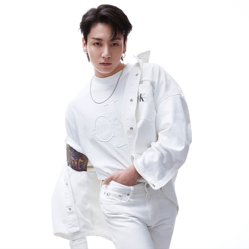 Мужская рубашка Calvin Klein, цвет 1AA- Denim white — фото 3