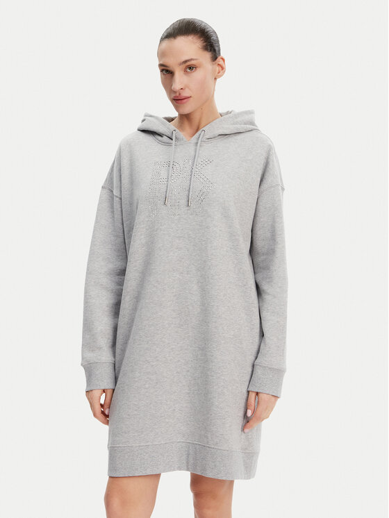 

Свободный крой трикотажное платье DP5D4884 Dkny, серый