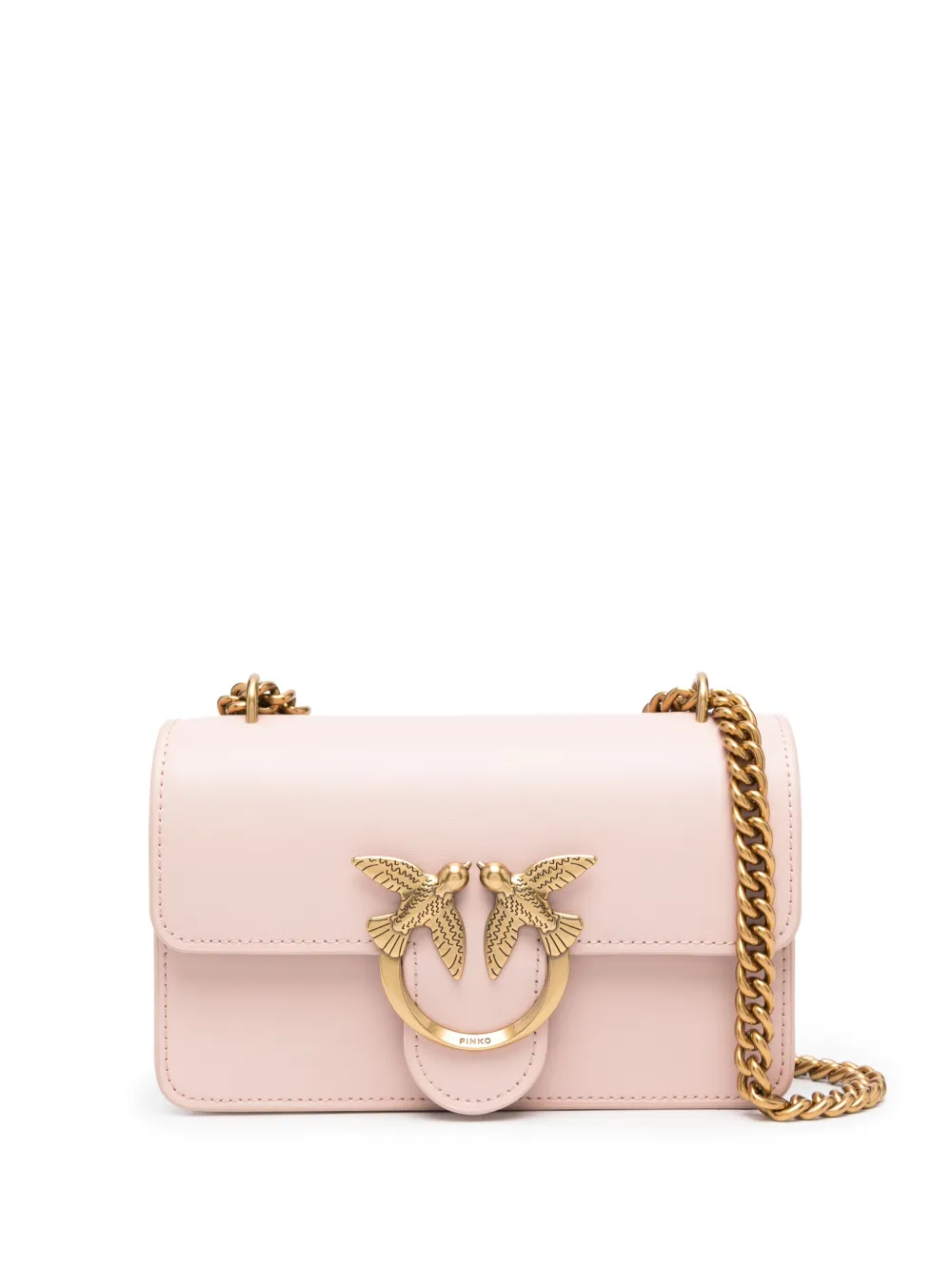 

Сумка через плечо с логотипом PINKO, розовый