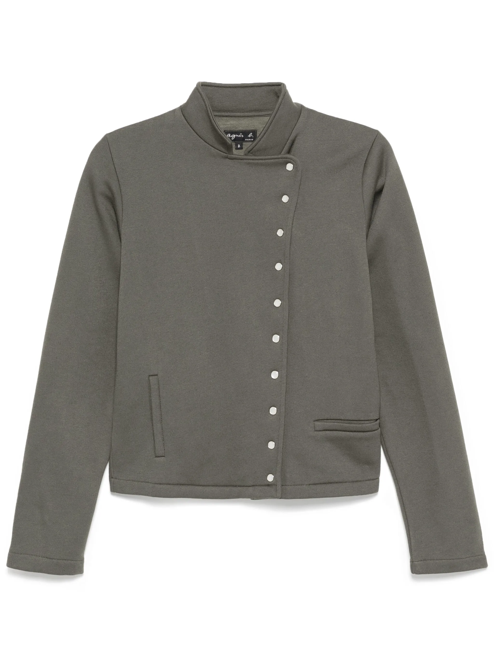 

Жакет на кнопках Agnès B., зеленый