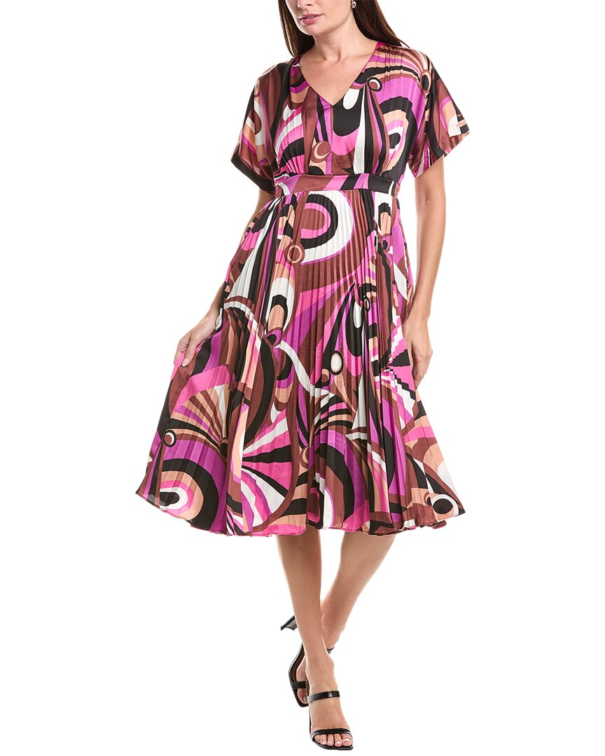 

Платье макси из сатина Camilla Maison Tara, фиолетовый