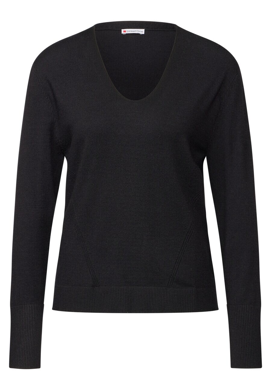 

Базовый свитер STREET ONE Sweater, черный