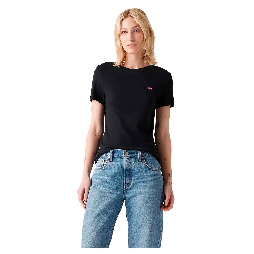 

Футболка с коротким рукавом Levi's Essential Hm, черный